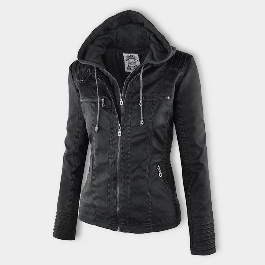 Classic leather everyday jacket for women | SOPHIE - 7