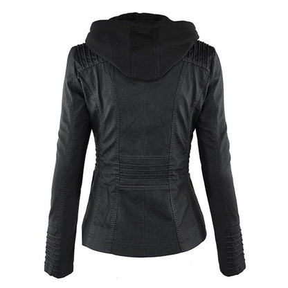 Durable elegant everyday leather jacket for women | Sophie -9