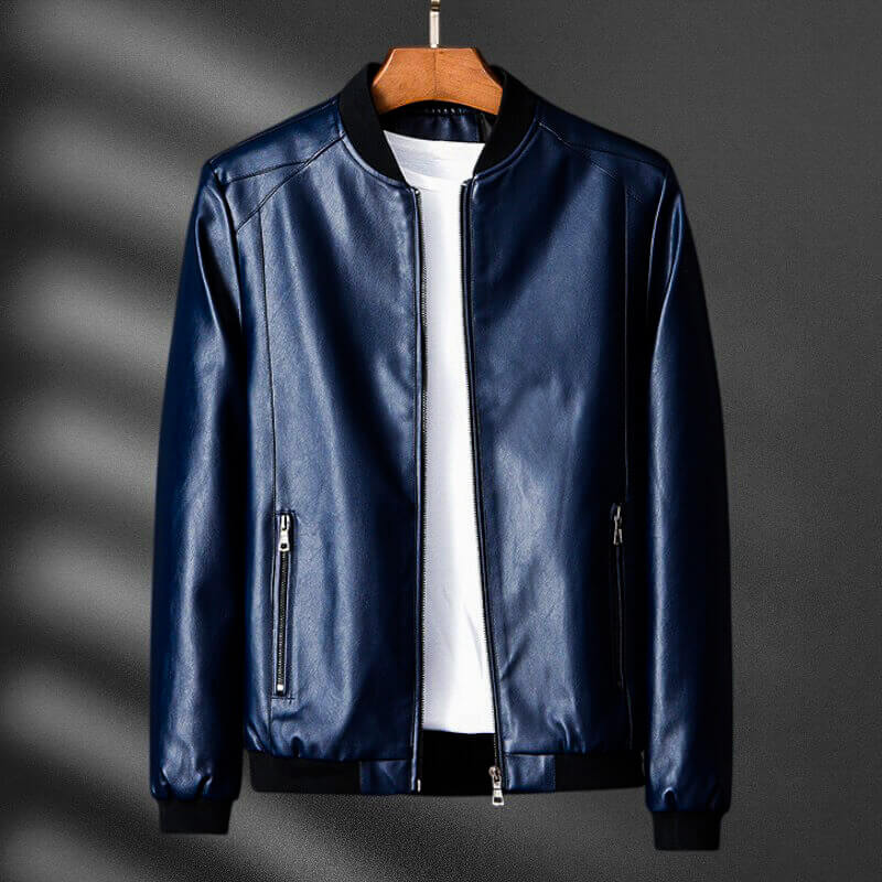 Classic leather everyday jacket for men | Lorenzo - 2