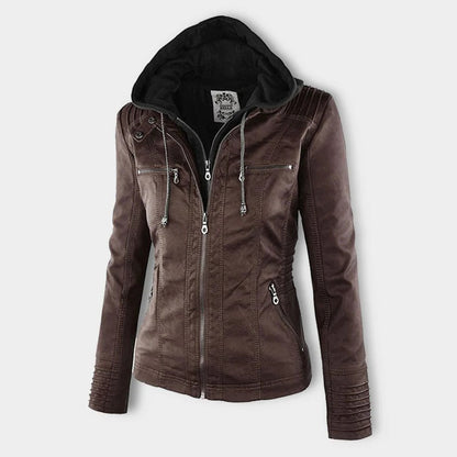 Classic leather everyday jacket for women | SOPHIE - 10