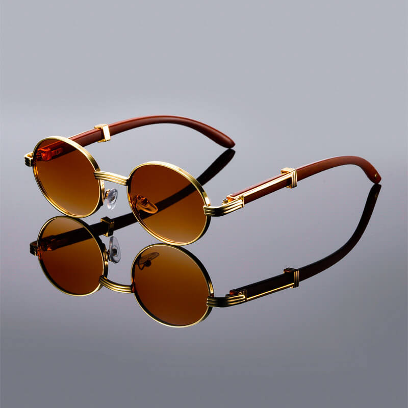 Classic retro tinted sunglasses for men | Lorenzo - 3