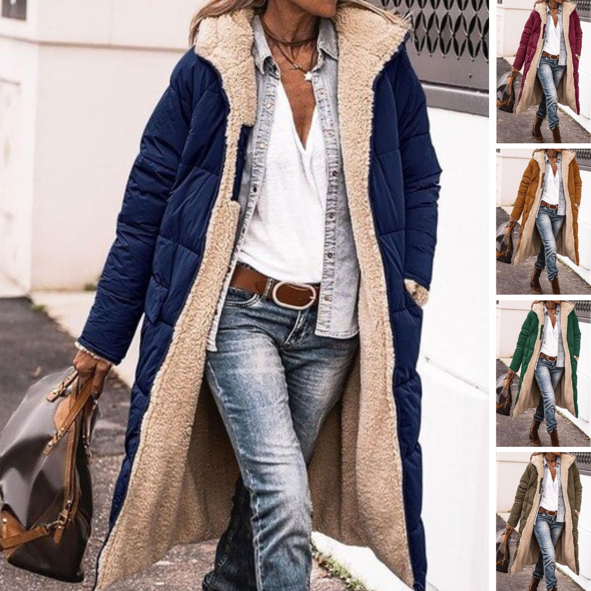 Elegant Reversible Long Coat Stylish For Women | Elvie
