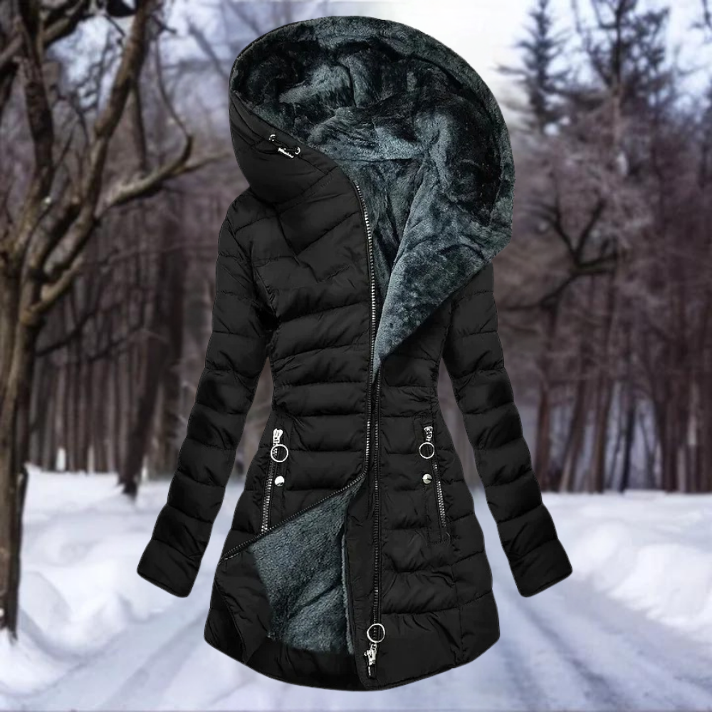 Luxurious cosy faux fur winter coat for women | Laura - 4