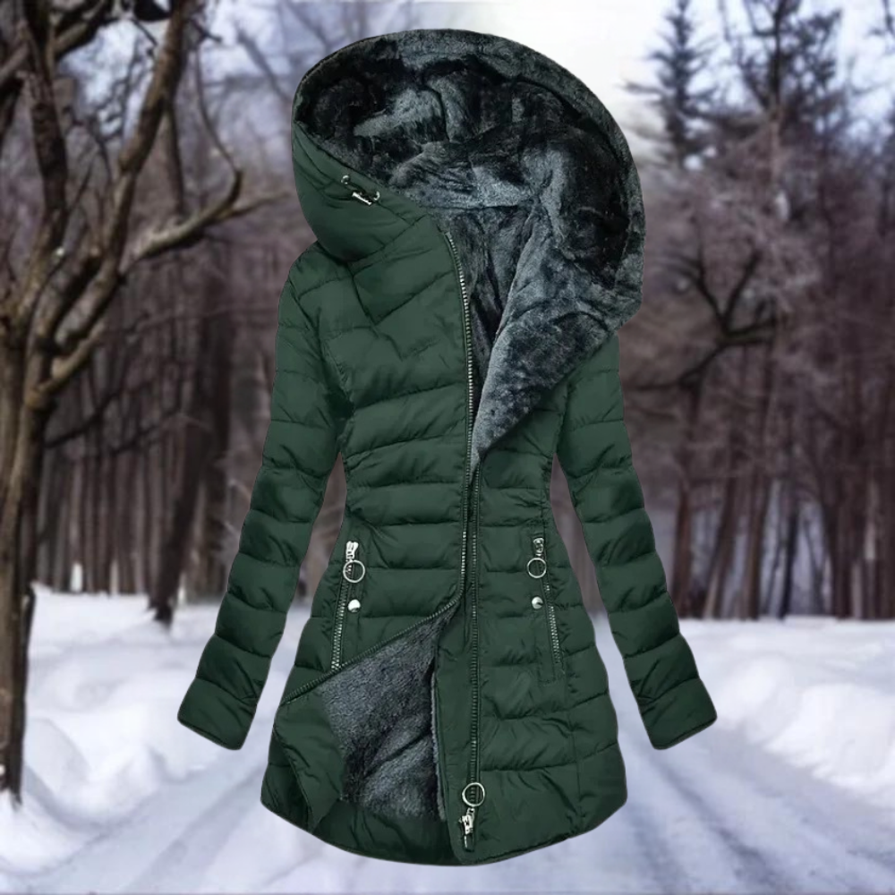 Luxurious cosy faux fur winter coat for women | Laura - 3