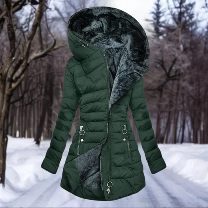 Luxurious cosy faux fur winter coat for women | Laura - 3