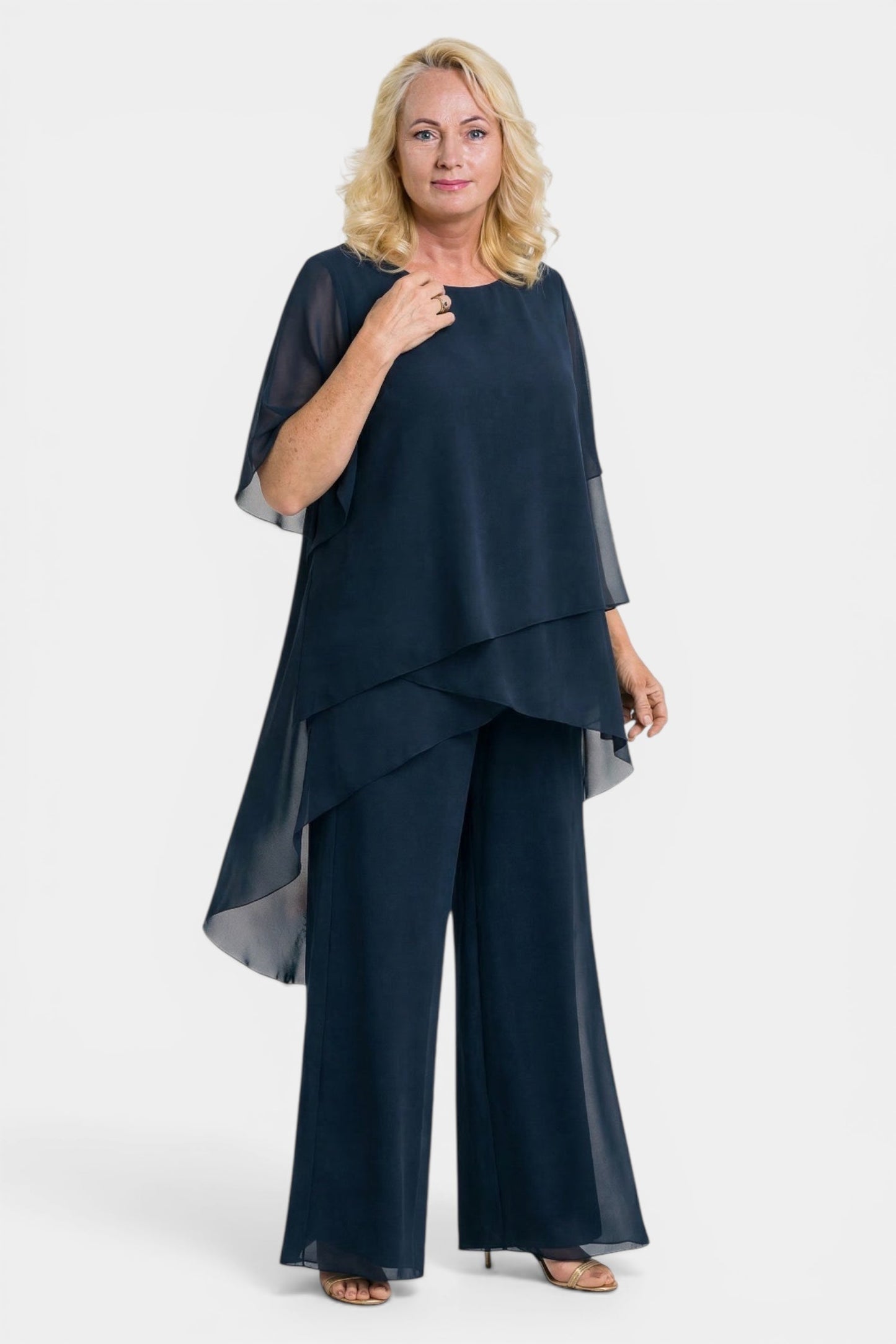 Elegant everyday relaxed two-piece co-ord set for women | Elara -1
