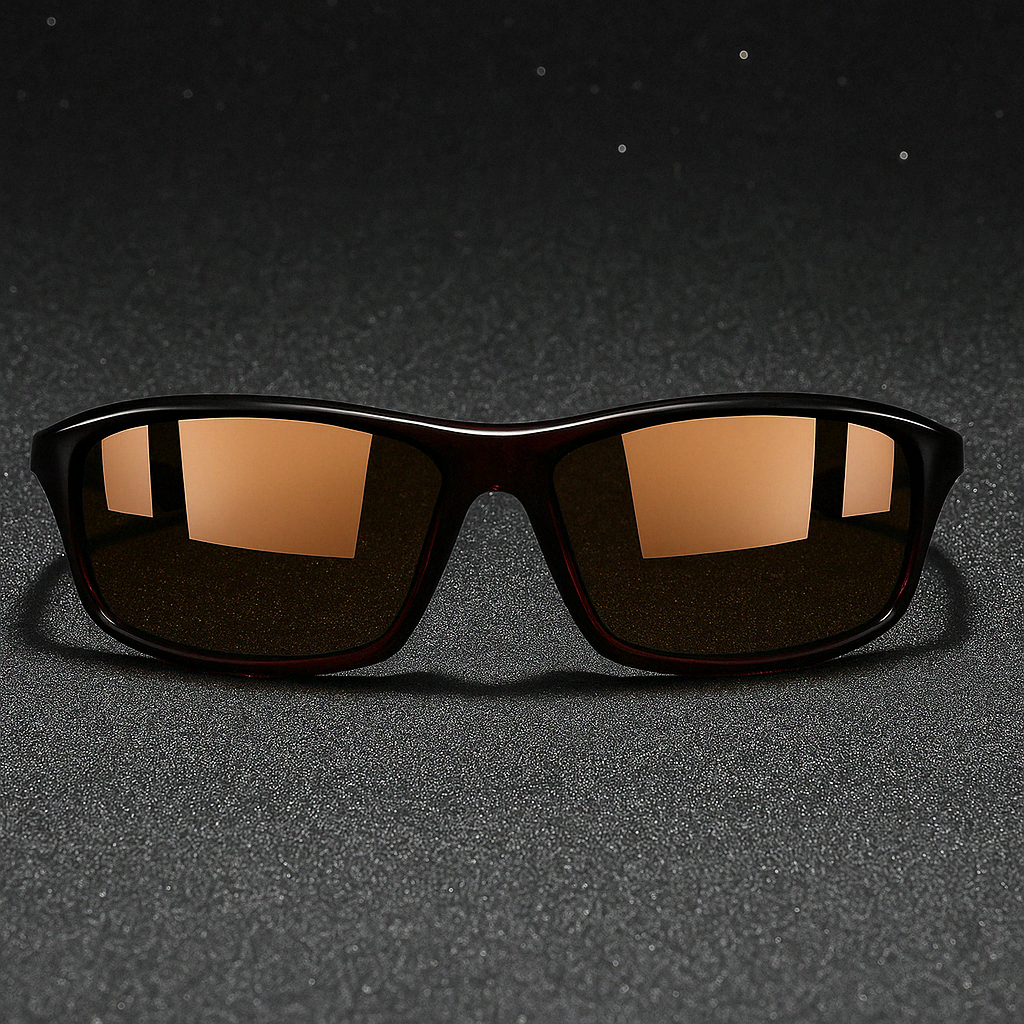 Sporty wraparound tinted sunglasses for women - 2