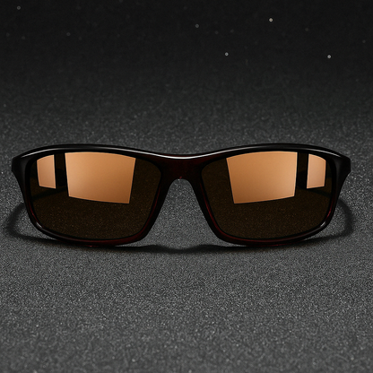 Sporty wraparound tinted sunglasses for women - 2