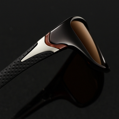 Sporty wraparound tinted sunglasses for women - 3