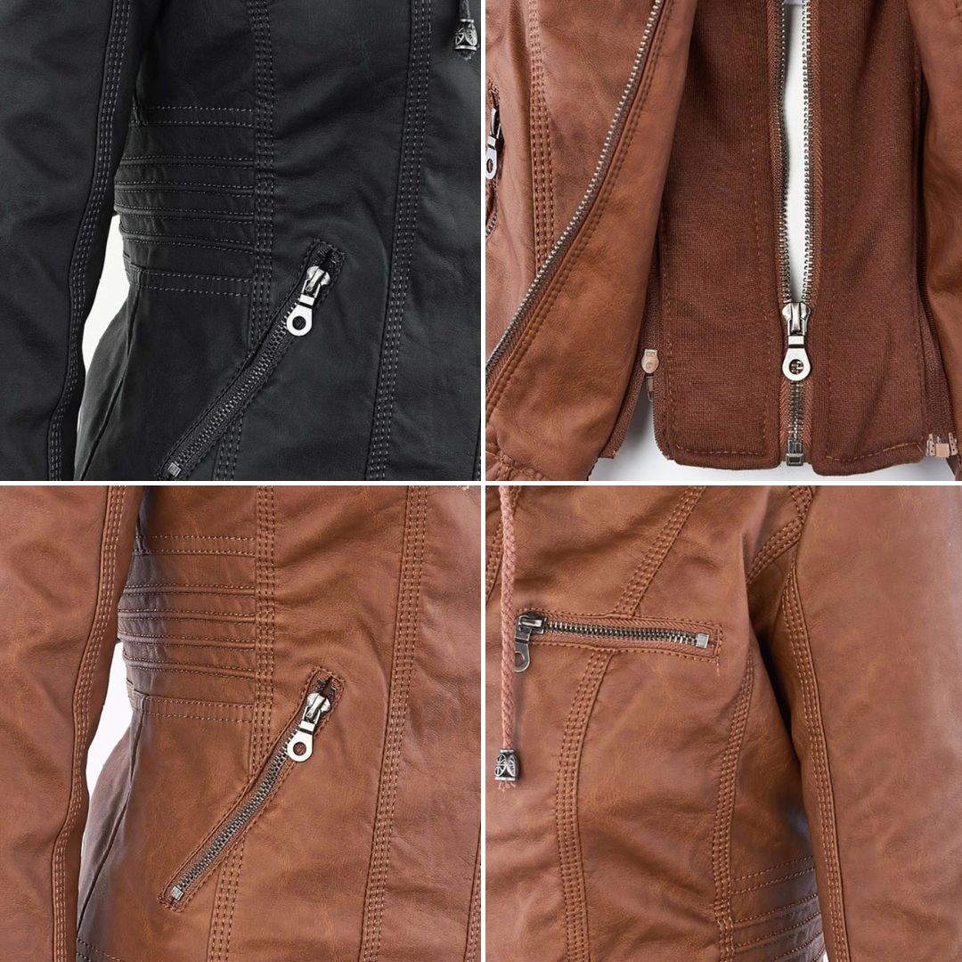 Classic leather everyday jacket for women | SOPHIE - 21