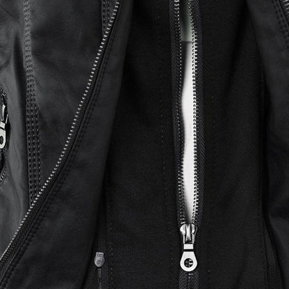 Classic leather everyday jacket for women | SOPHIE - 15
