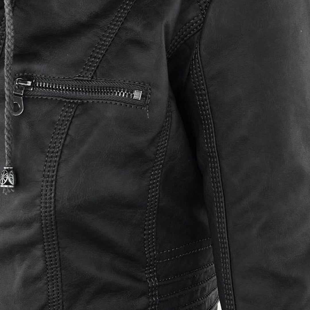 Classic leather everyday jacket for women | SOPHIE - 16
