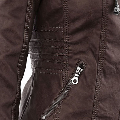 Classic leather everyday jacket for women | SOPHIE - 18