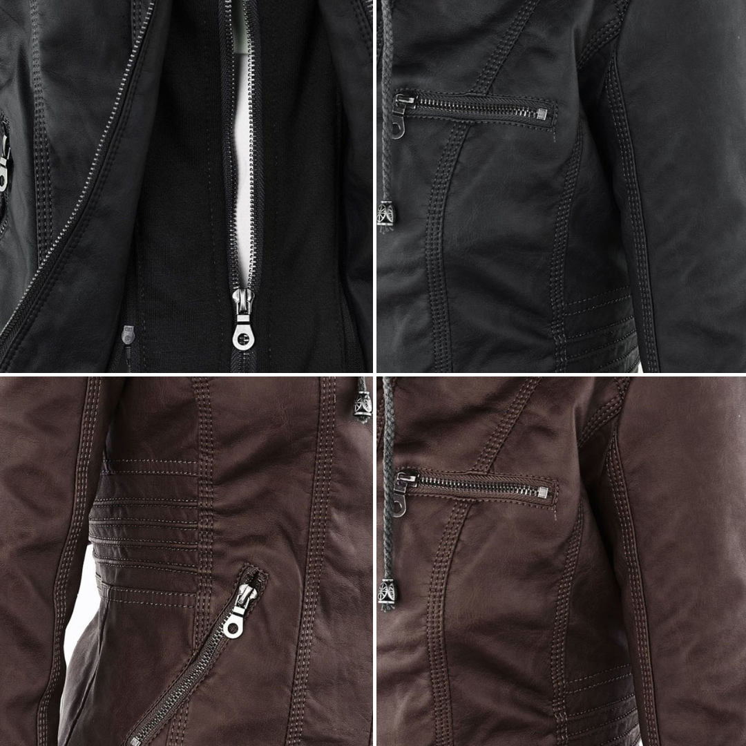 Classic leather everyday jacket for women | SOPHIE - 20