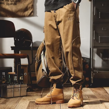 Tapered Utility Cargo Trousers Versatile for Men | Railey