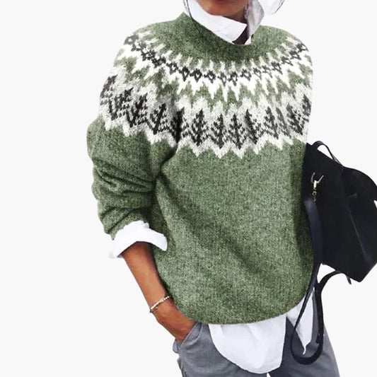 Classic ribbed everyday sweater for women - 1