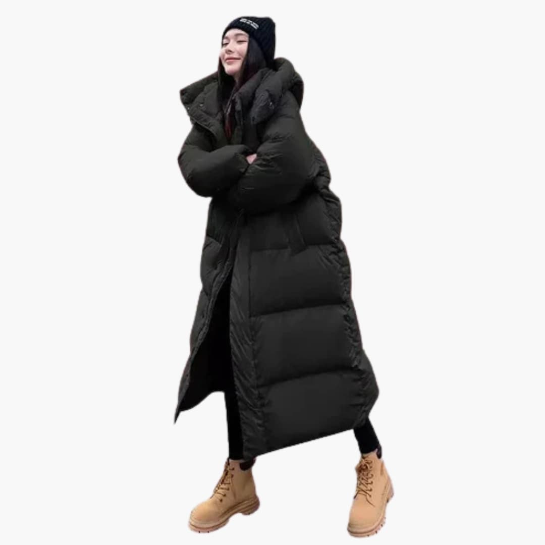 Warm longline insulated puffer coat for men - 4