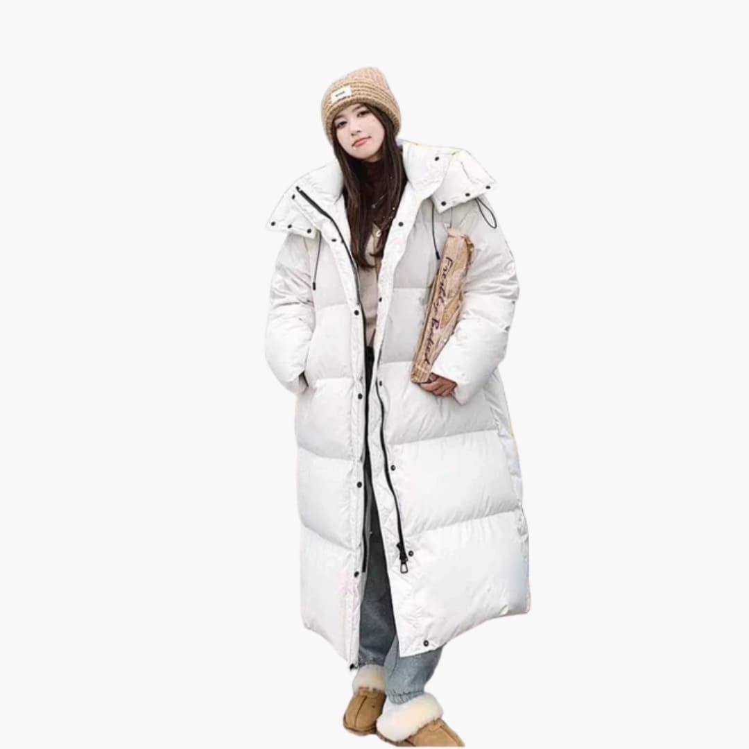 Warm longline insulated puffer coat for men - 3