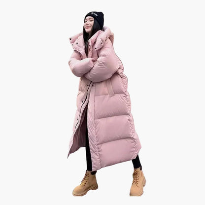 Warm longline insulated puffer coat for men - 1