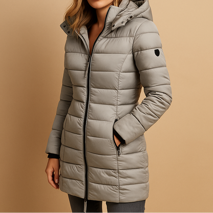 Warm classic everyday winter jacket for women | Elize -2