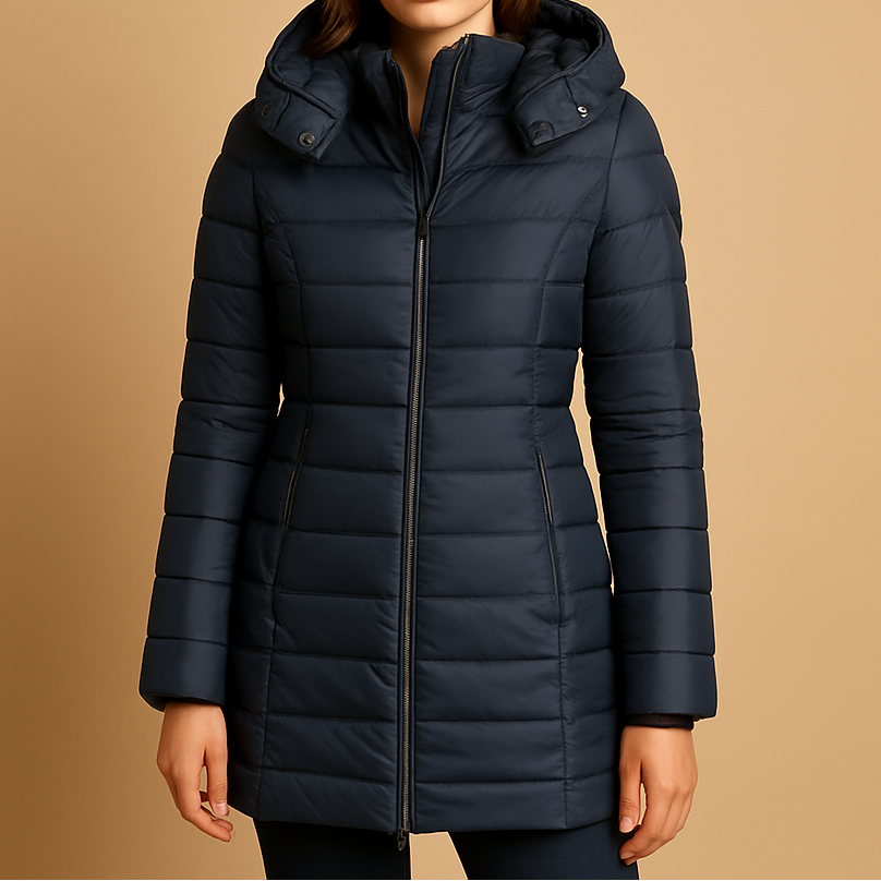 Warm classic everyday winter jacket for women | Elize -4