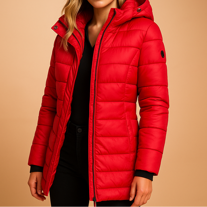 Warm classic everyday winter jacket for women | Elize -5
