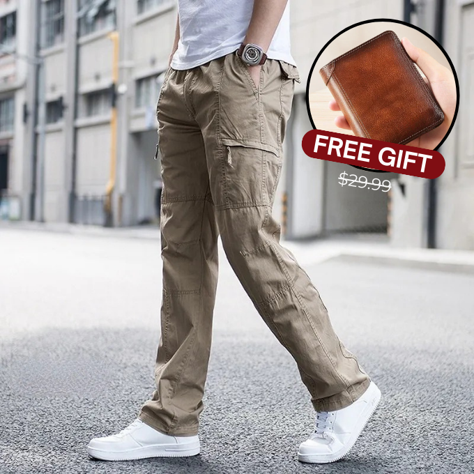 Relaxed fit everyday cargo trousers for men | Hampton - 6