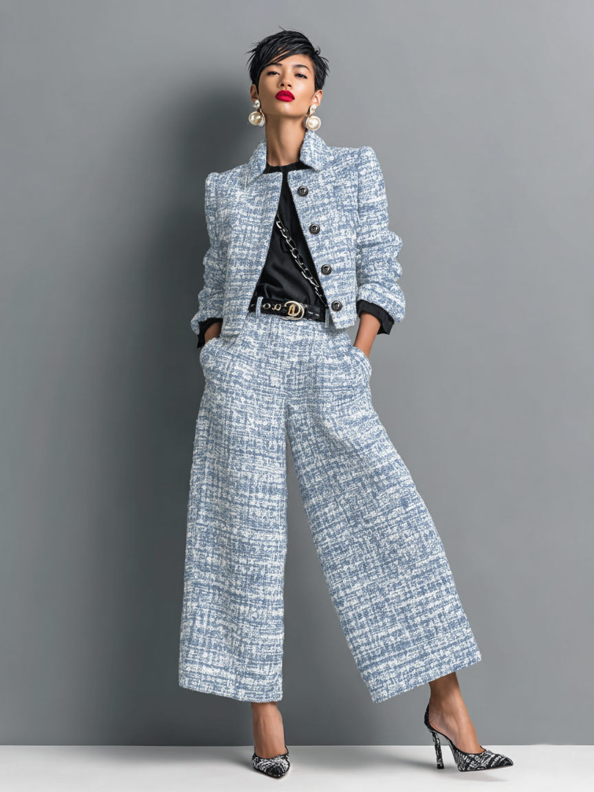 Elegant relaxed two-piece co-ord set for women | AKIRA - 3