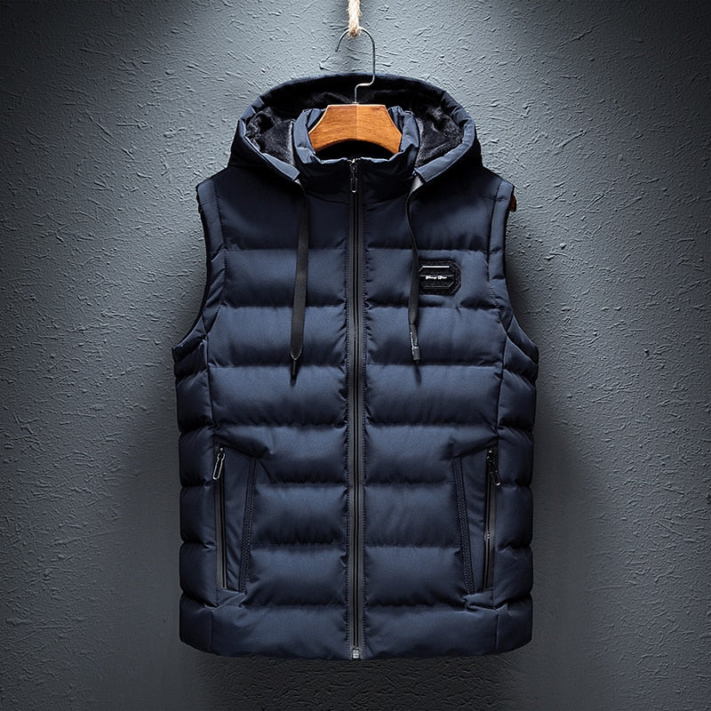 Padded Hooded Gilet Vest Stylish For Men | Kaedon