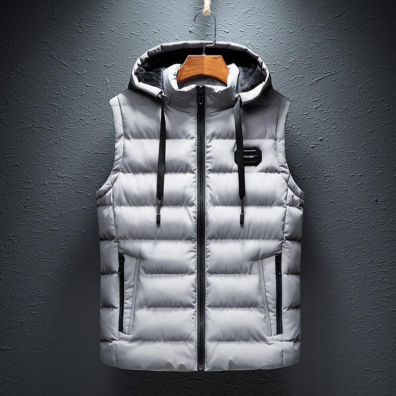 Padded Hooded Gilet Vest Stylish For Men | Kaedon