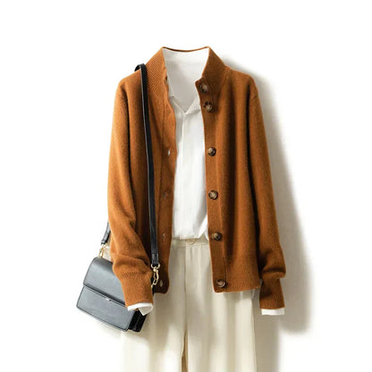 Button Front Knit Cardigan Cozy for Women | Elise
