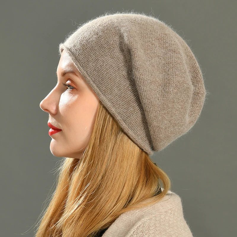 Soft cosy cashmere beanie for women | Amara - 1