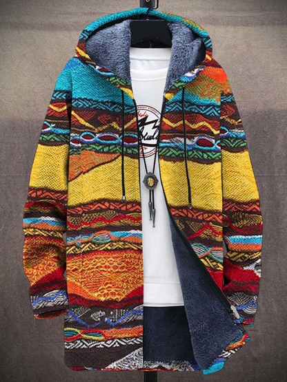 Cosy artistic open-front cardigan for men | Jindalee - 4