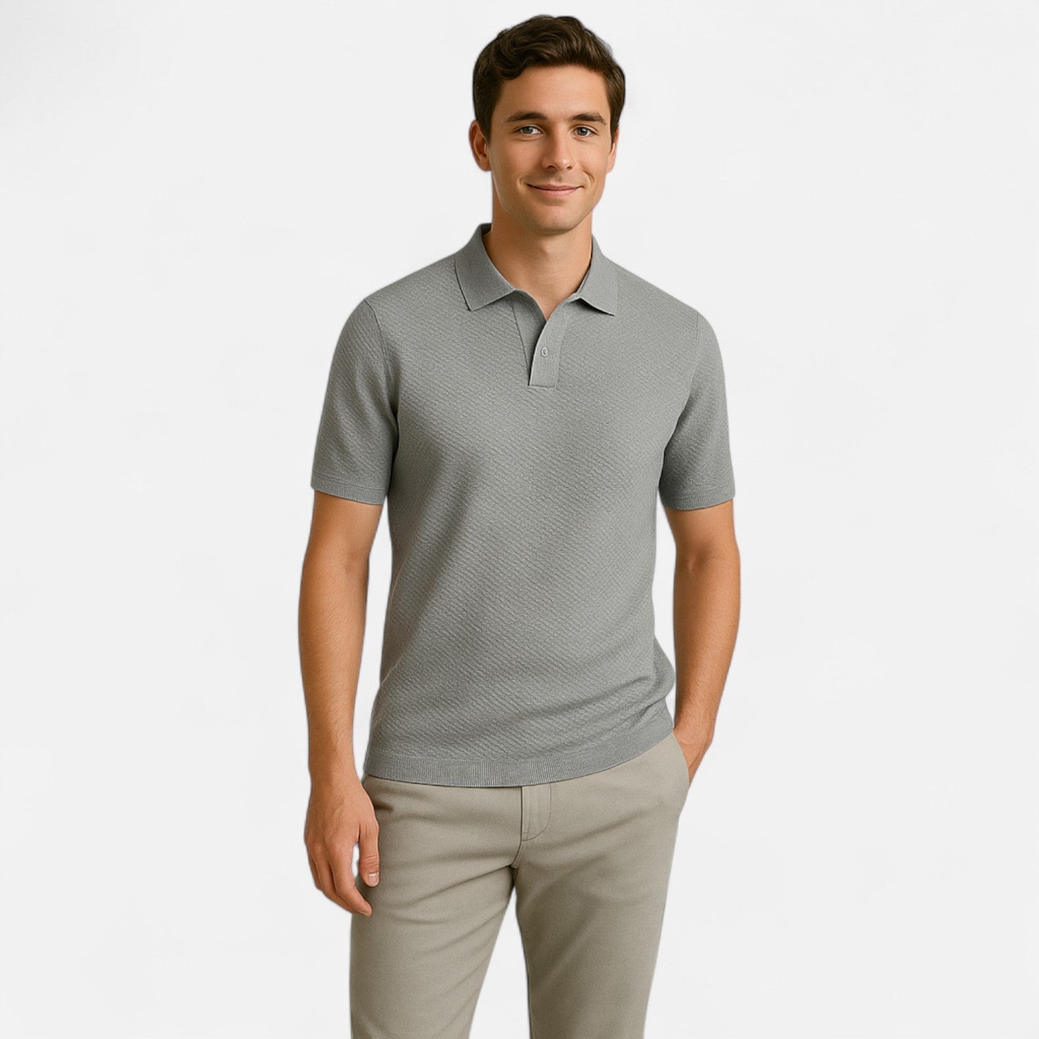Knit Polo Polo Shirt -5