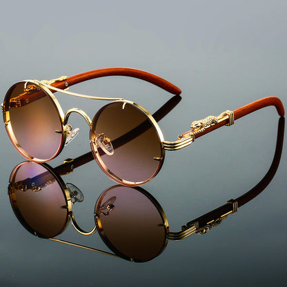 Classic retro tinted sunglasses for men | Panthera - 3