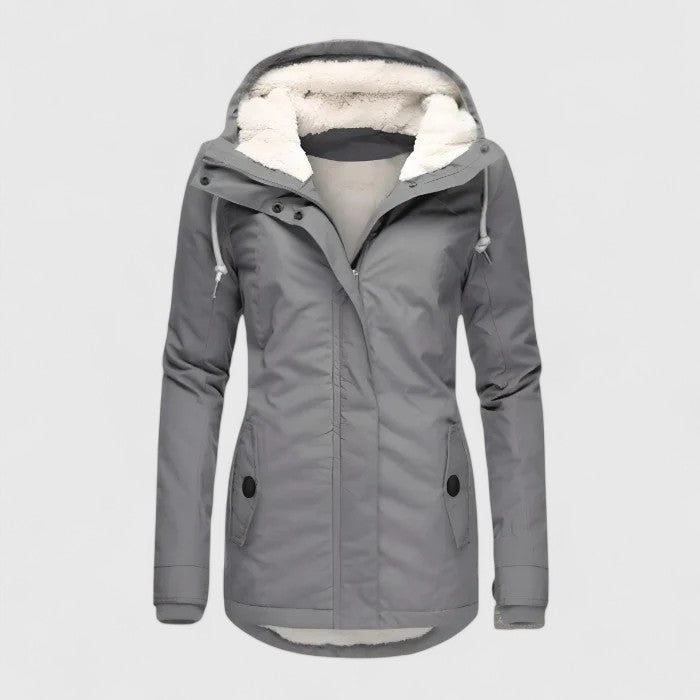 Waterproof hooded warm winter coat for women | Amélie -6