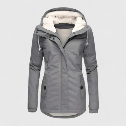 Waterproof hooded warm winter coat for women | Amélie -6