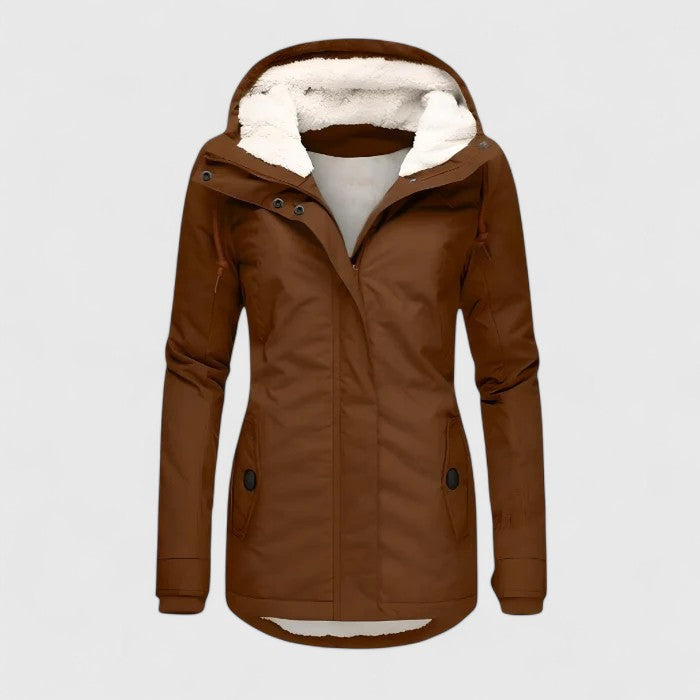 Waterproof hooded warm winter coat for women | Amélie -3