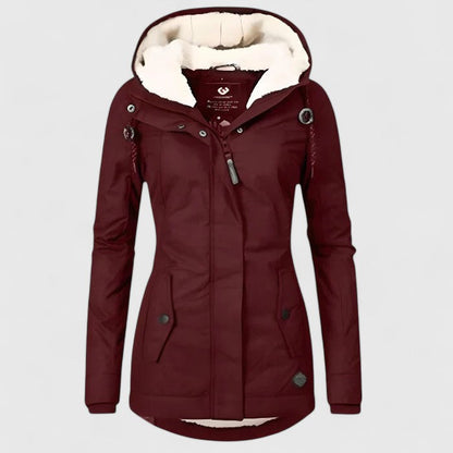 Waterproof hooded warm winter coat for women | Amélie -4
