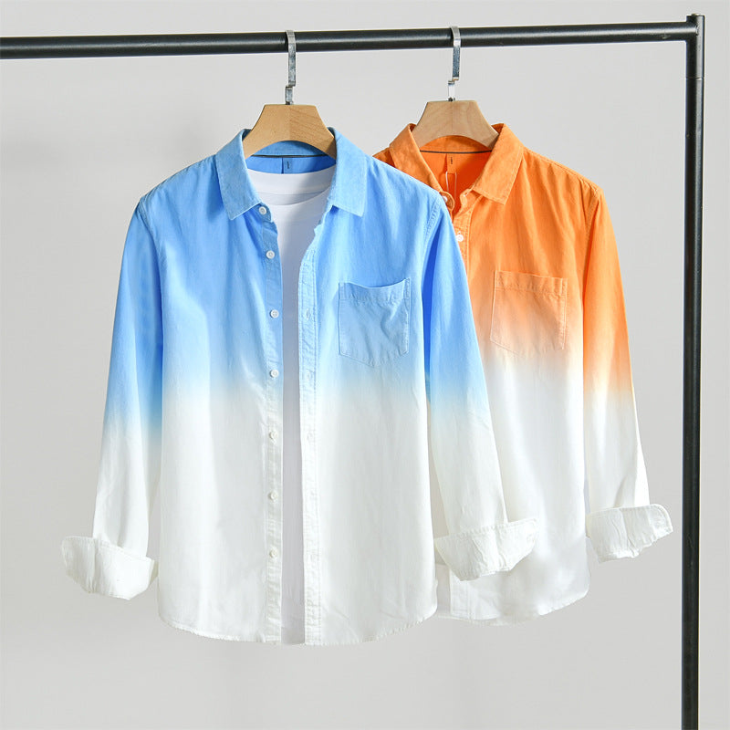 Gradient Button Down Shirt Classic for Men | Corwyn
