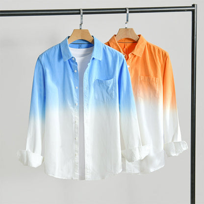 Gradient Button Down Shirt Classic for Men | Corwyn