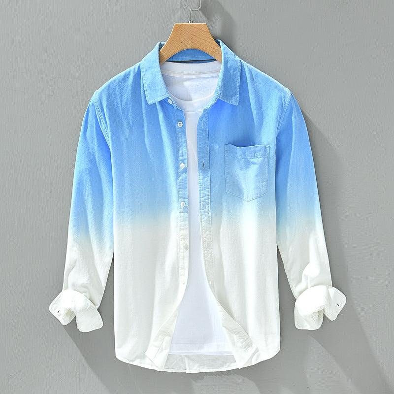 Gradient Button Down Shirt Classic for Men | Corwyn