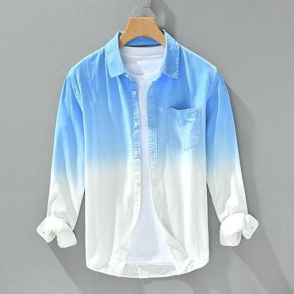 Gradient Button Down Shirt Classic for Men | Corwyn