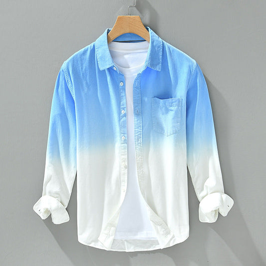 Gradient Button Down Shirt Classic for Men | Corwyn