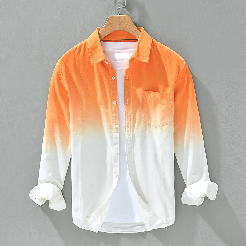 Gradient Button Down Shirt Classic for Men | Corwyn