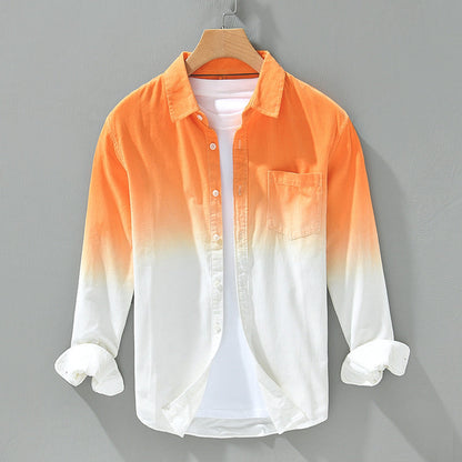 Gradient Button Down Shirt Classic for Men | Corwyn