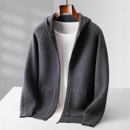 Refined Zip Hoodie Trendy for Men | Matteo