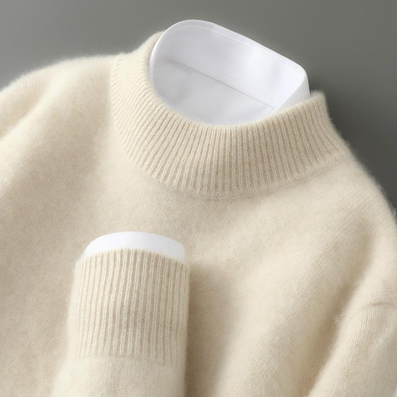 Refined Mock Neck Sweater Cozy For Men | Rowan