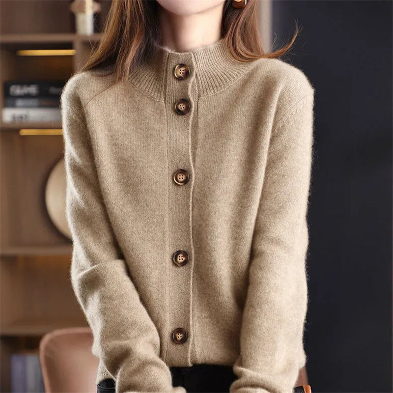 Button Front Knit Cardigan Cozy for Women | Elise