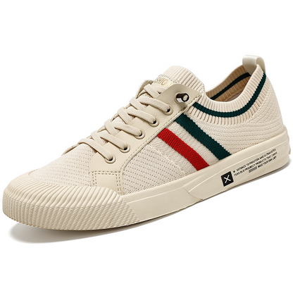 Striped Lace Up Sneakers Modern for Men | Luca